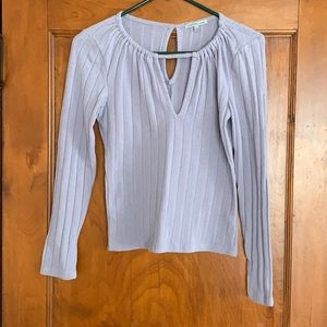 V-neck Long Sleeve Tee